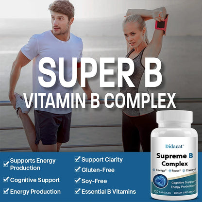 Organic Vitamin B Complex for Stress & Mood