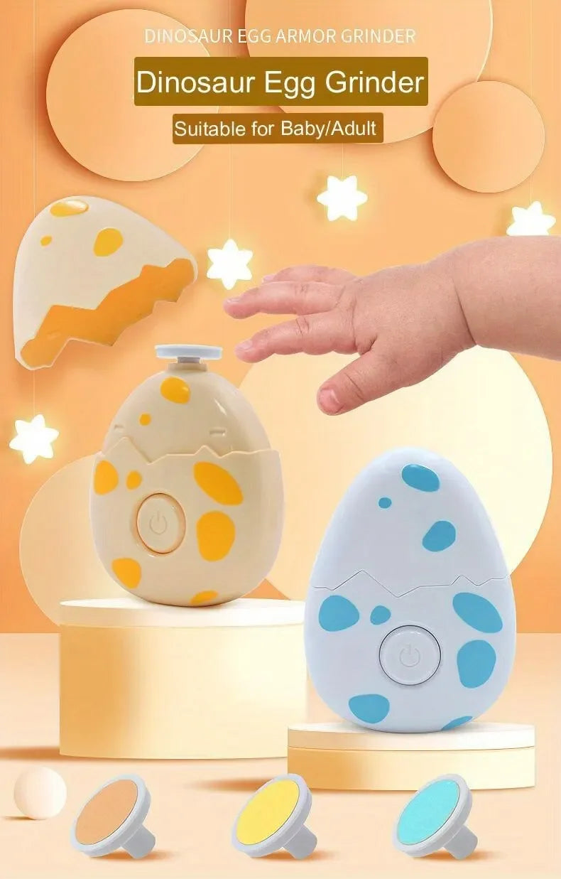 Electric Baby Nail Trimmer with 3 Grinding Heads