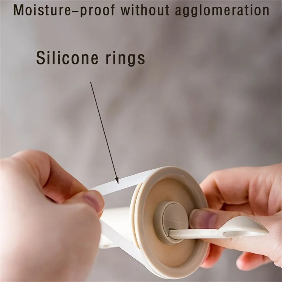 Glass Seasoning Jar with Spoon