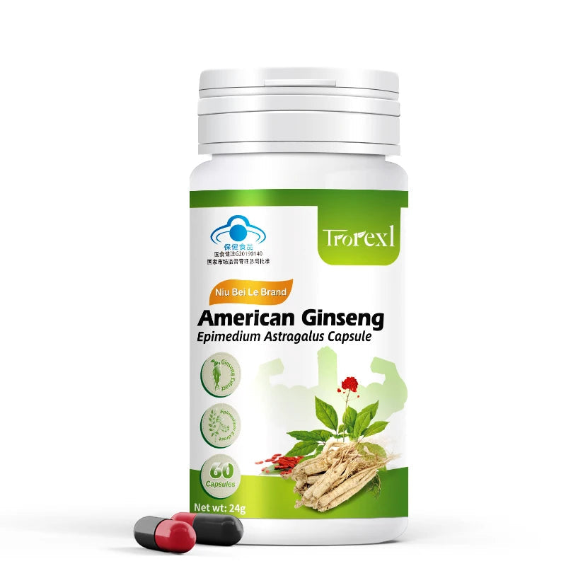 Natural Male Enhancement Ginseng Capsules