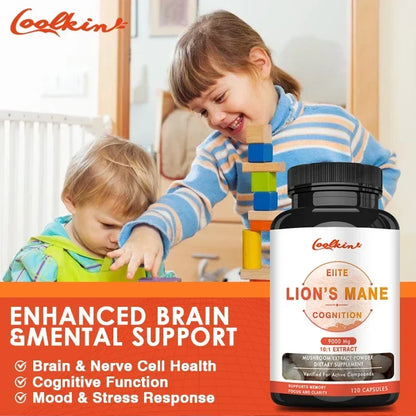 Organic Lion’s Mane Mushroom Capsules