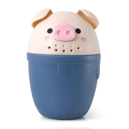 Cute Baby Piggy Shampoo Rinse Cup