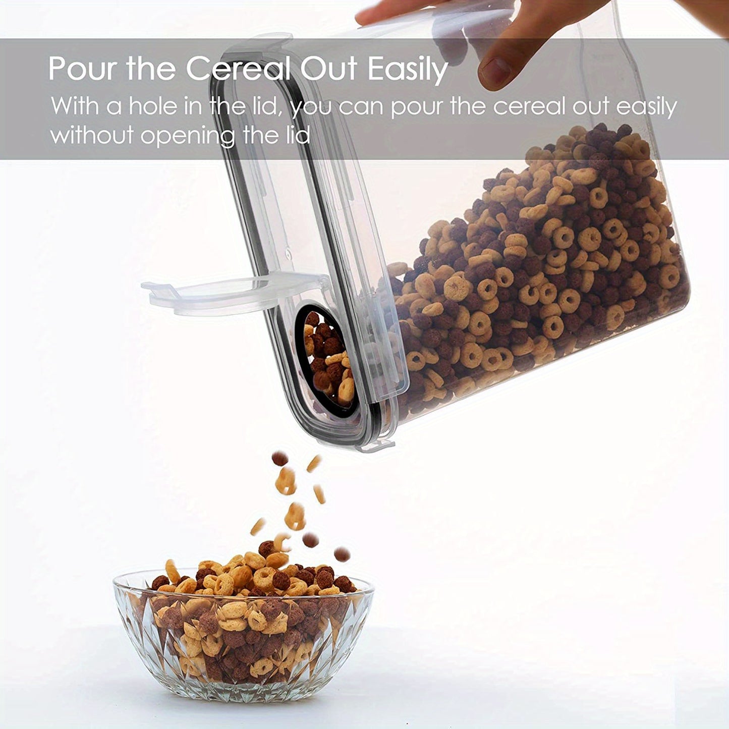 Airtight BPA-Free Cereal Storage Containers