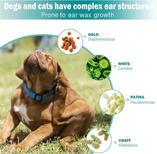Natural Pet Ear Cleaning Wipes