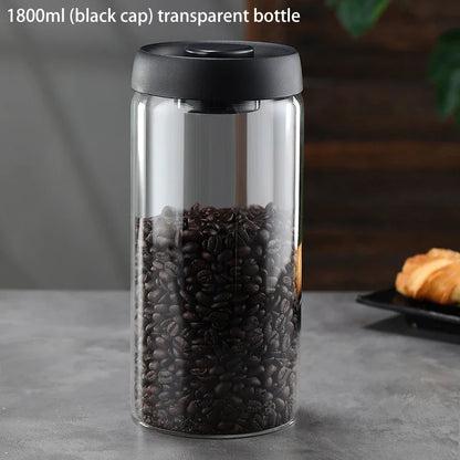 Airtight Coffee Bean Glass Jar