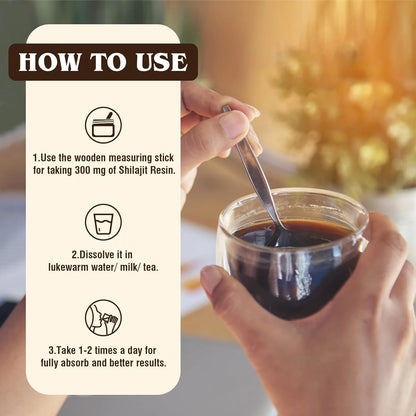 Organic Himalayan Shilajit Energy Resin