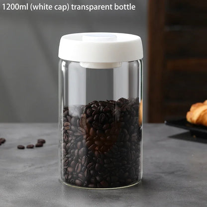 Airtight Coffee Bean Glass Jar