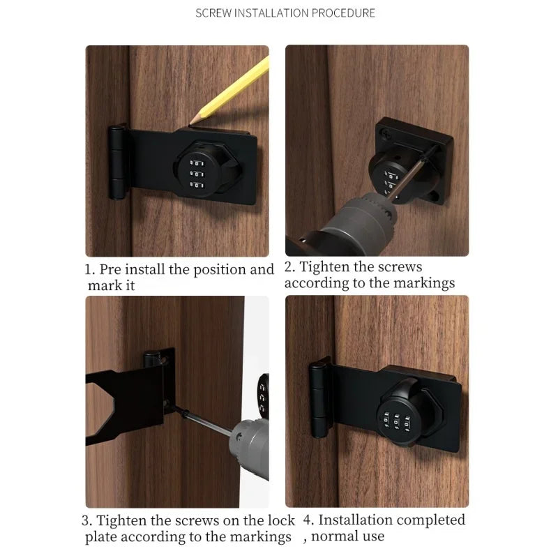 4.5-Inch Slide Bolt Lock