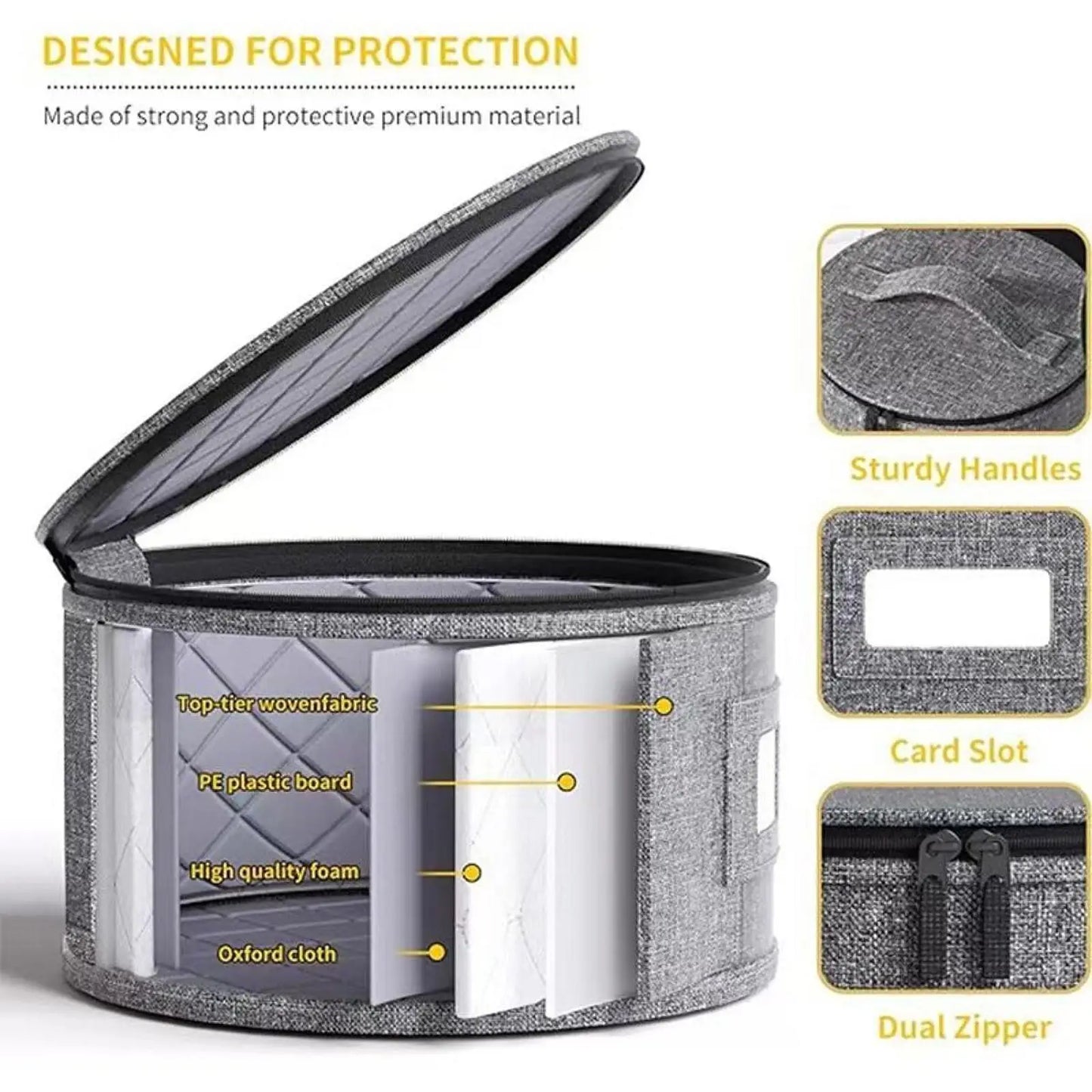 Sturdy Dish Organizer Containers