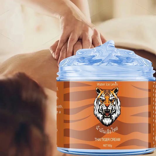 Thai Tiger Label Cream for Skin Massage and Firming