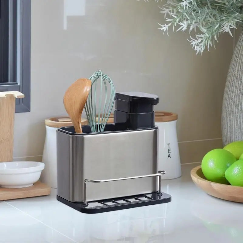 3-in-1 Stainless Steel Sponge Holder