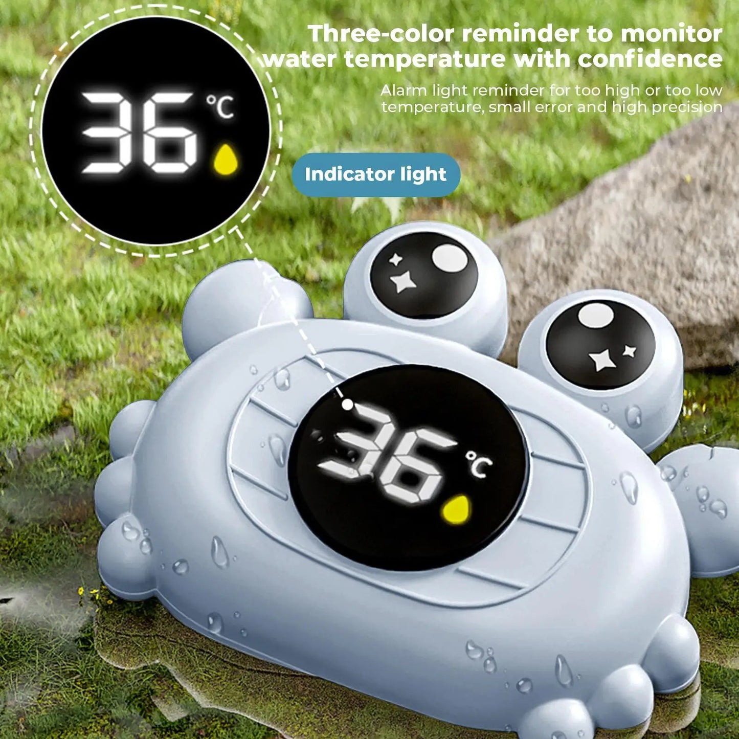 Waterproof Baby Bath Temperature Meter for Kids