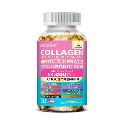 Collagen Biotin Keratin Vitamin Supplement