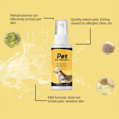 Natural Dog Puppy Moisturizing Spray