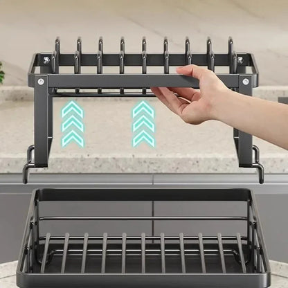 Adjustable Over Sink Dish Drying Rack