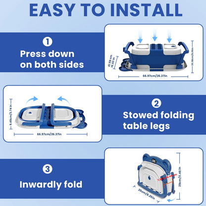 Folding Baby Bath Tub with Cushion