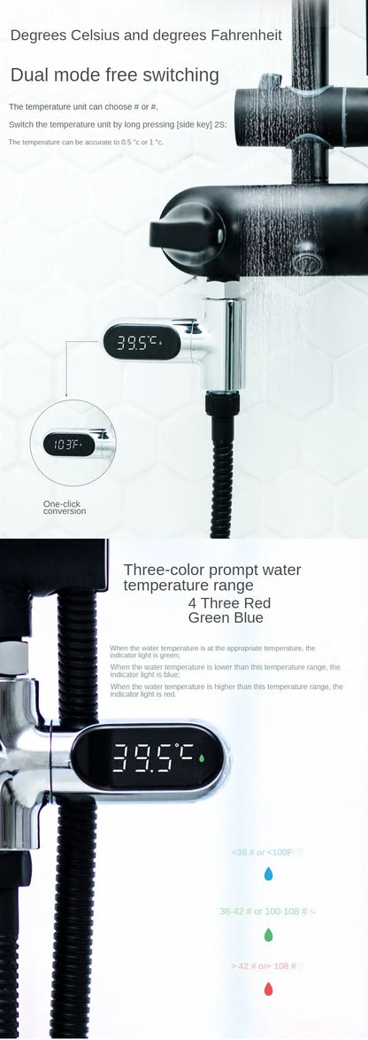 Self-Powered Water Temperature Meter