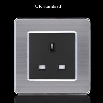 Brushed Stainless Steel Wall Switch