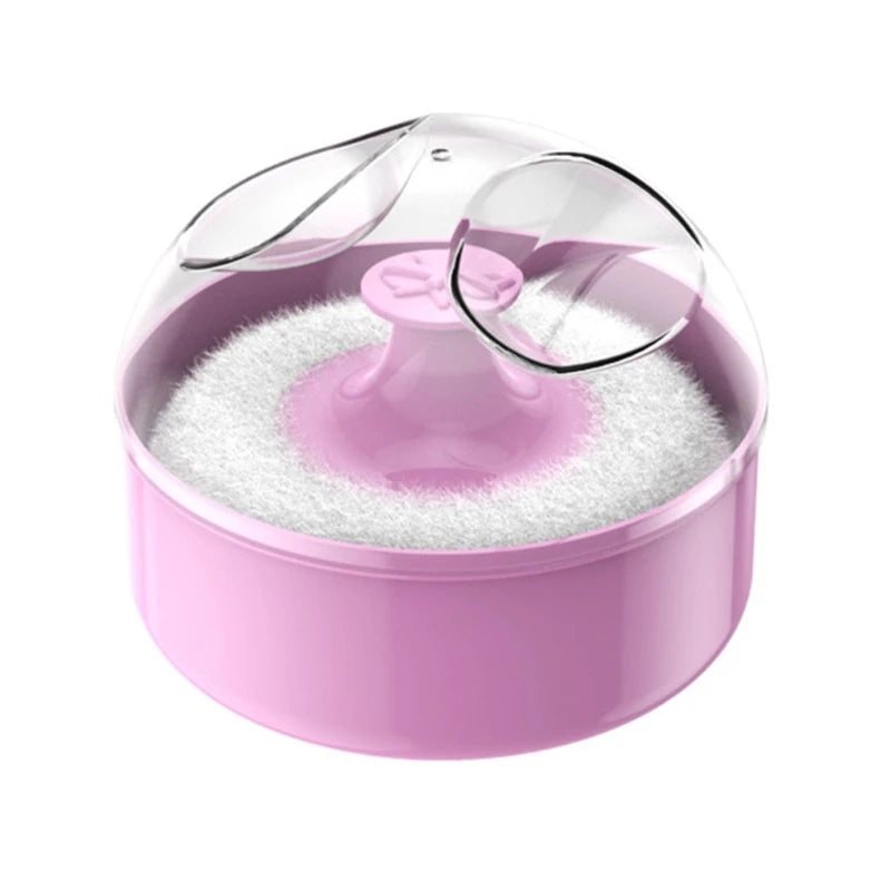 Infant Body Powder Puff with Container
