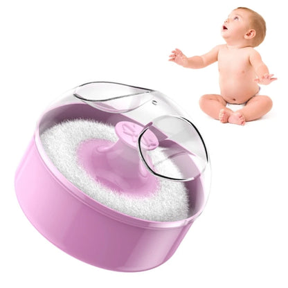 Infant Body Powder Puff with Container