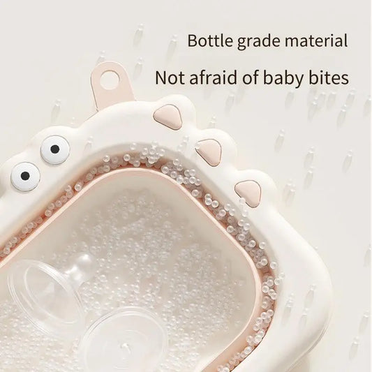 Portable Baby Silicone Washbasin with Foldable Design