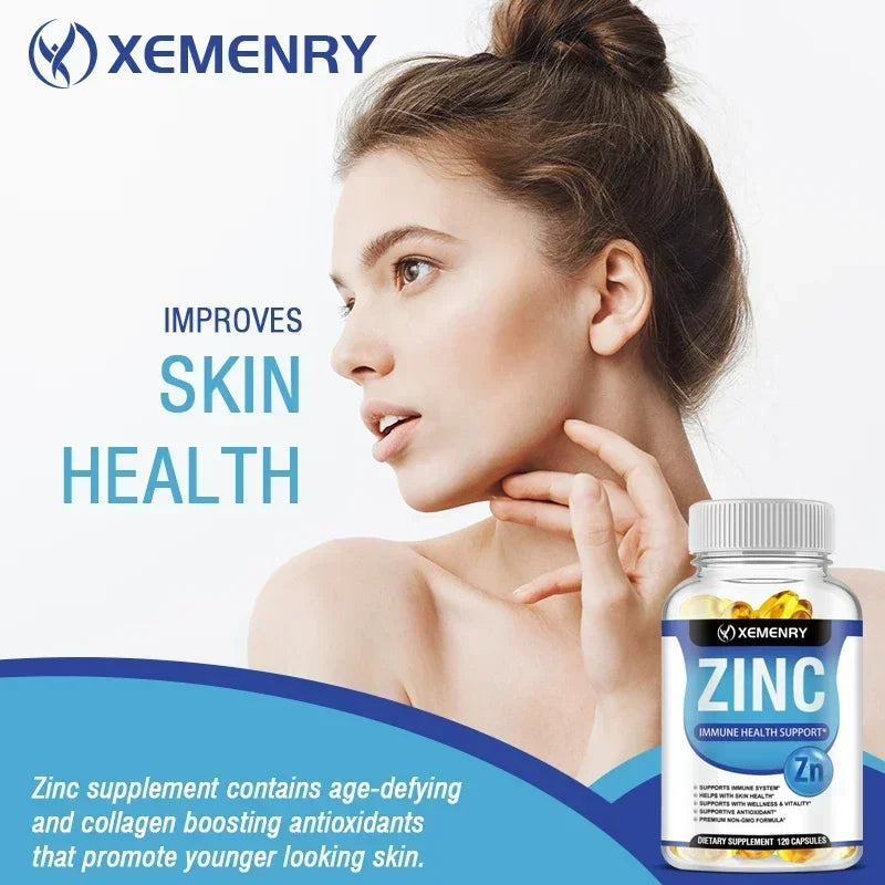 Zinc Hair Skin Immune Capsules