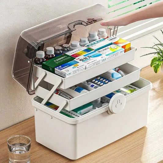 Multi-Layer Home Medicine Organizer